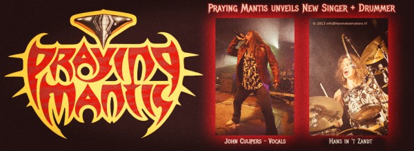 Praying Mantis reveal new line-up